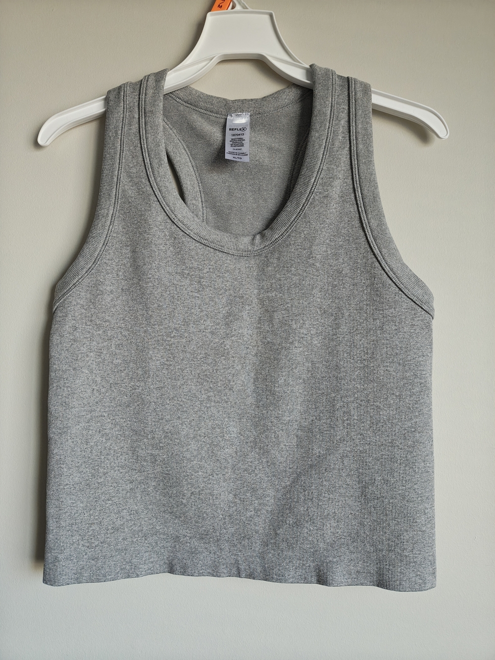 Reflex Heather Gray Racerback Tank